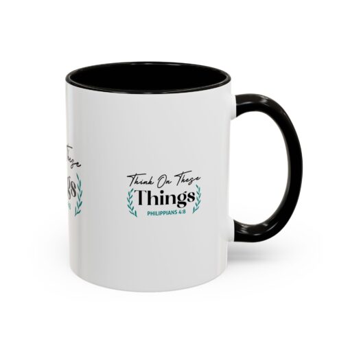 Inspirational Colorful Mug - "Think On These Things" (Philippians 4:8) - Perfect Gift for Mindfulness & Motivation - Image 14