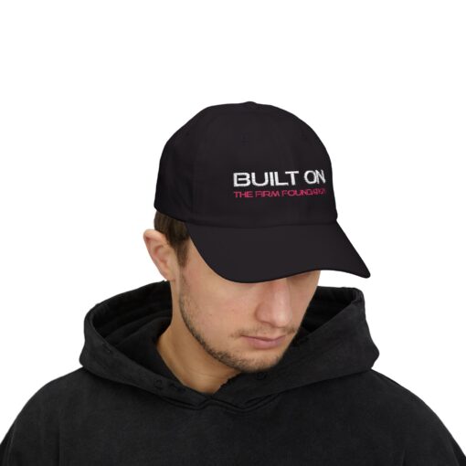 Built On Classic Dad Cap - Inspirational Black Cap