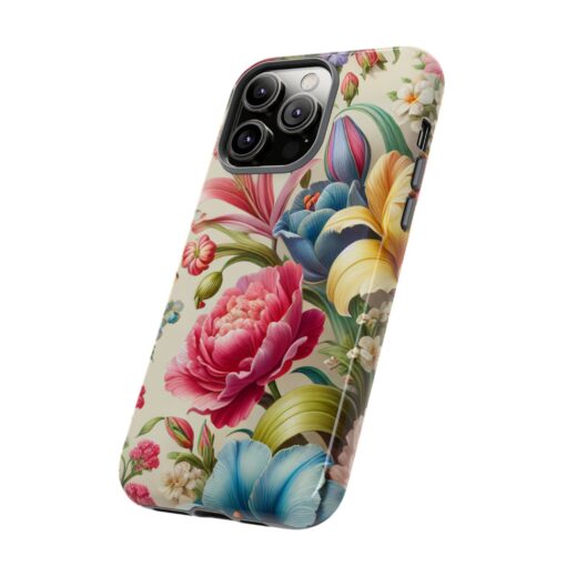 Floral Tough Phone Case - Durable Protection - Image 32