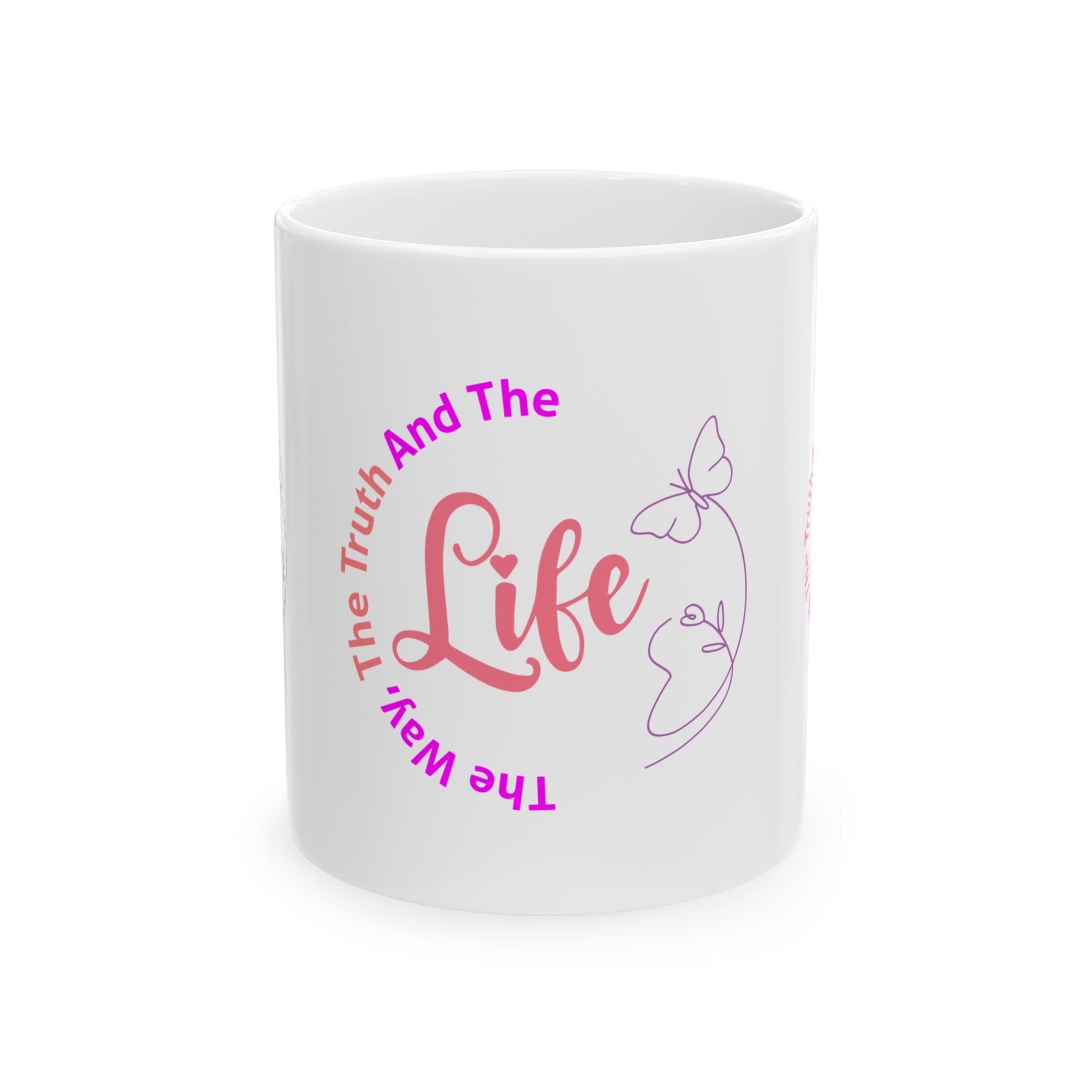 Butterfly Design Ceramic Mug