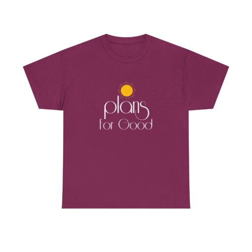 Plans for Good Heavy Cotton Tee - Positive Vibes Shirt - Image 15