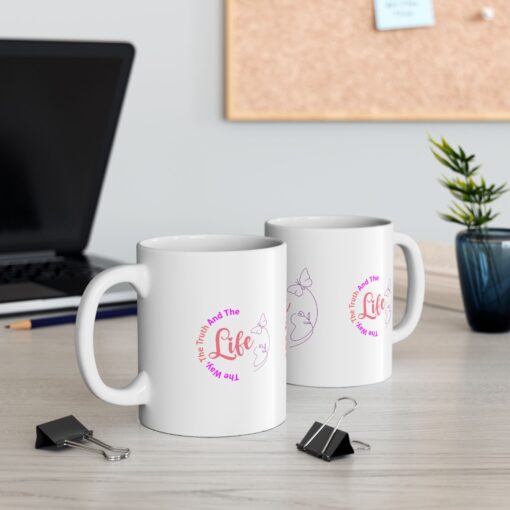 Butterfly Design Ceramic Mug - Image 5