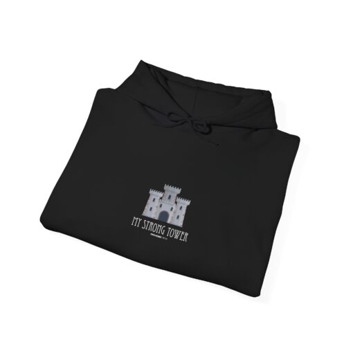 Cozy Hoodie with 'Standing Tower' Design - Image 4