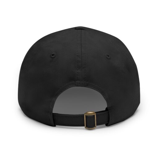 Dad Hat with Leather Patch (Round) - Image 11
