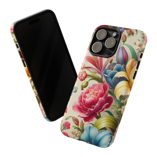 Floral Tough Phone Case - Durable Protection - Image 46