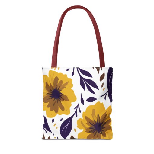 Elegant Floral Tote Bag - Perfect for Everyday Use and Gifts - Image 8