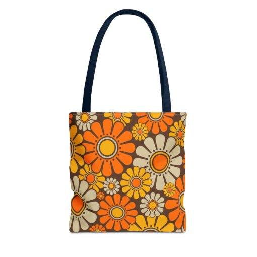 Retro Floral Tote Bag - Image 13