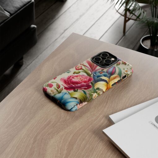 Floral Tough Phone Case - Durable Protection - Image 34