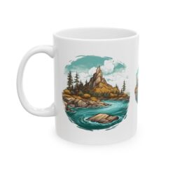 Nature Scenery Ceramic Mug - Perfect for Outdoor Lovers
