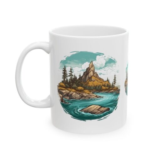 Nature Scenery Ceramic Mug - Perfect for Outdoor Lovers