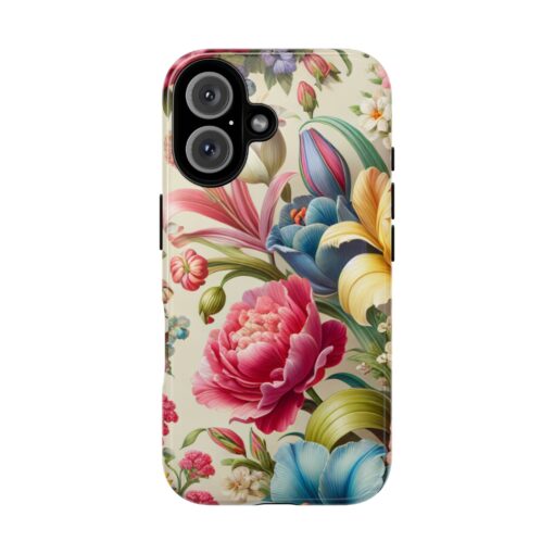 Floral Tough Phone Case - Durable Protection - Image 2