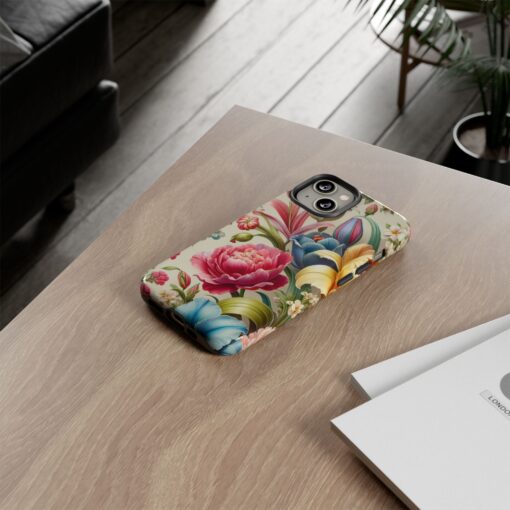 Floral Tough Phone Case - Durable Protection - Image 26