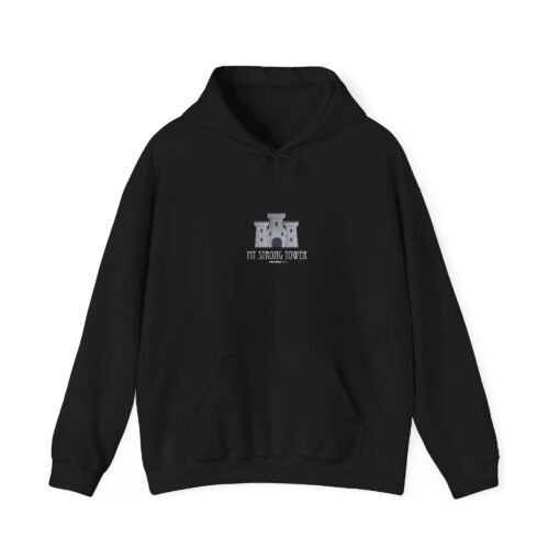 Cozy Hoodie with 'Standing Tower' Design