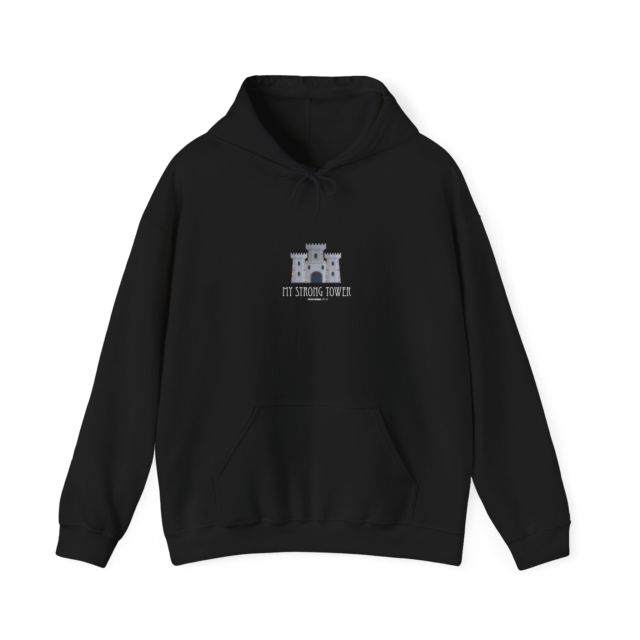 Cozy Hoodie with 'Standing Tower' Design