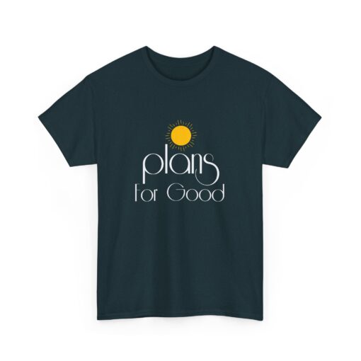 Plans for Good Heavy Cotton Tee - Positive Vibes Shirt - Image 13