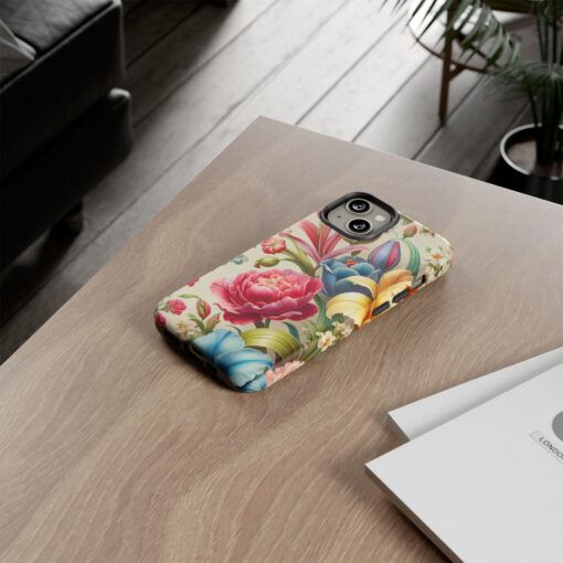 Floral Tough Phone Case - Durable Protection - Image 30