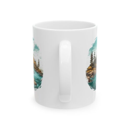 Nature Scenery Ceramic Mug - Perfect for Outdoor Lovers - Image 3