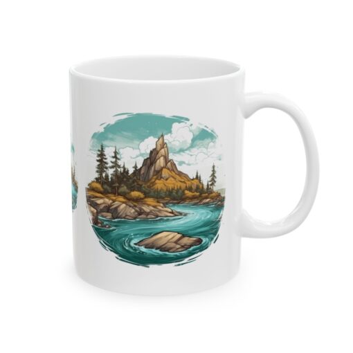 Nature Scenery Ceramic Mug - Perfect for Outdoor Lovers - Image 4