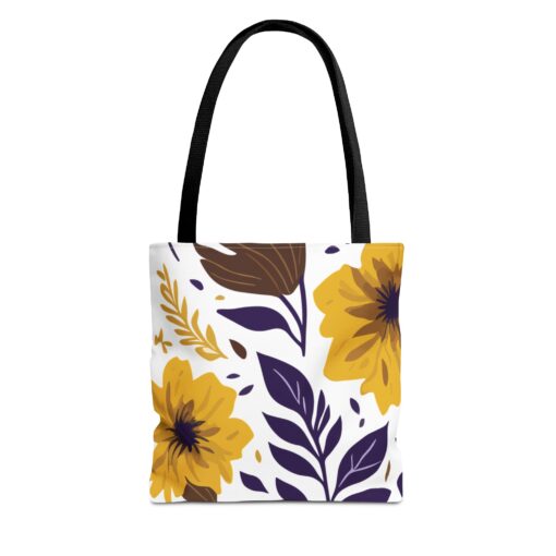 Elegant Floral Tote Bag - Perfect for Everyday Use and Gifts - Image 4