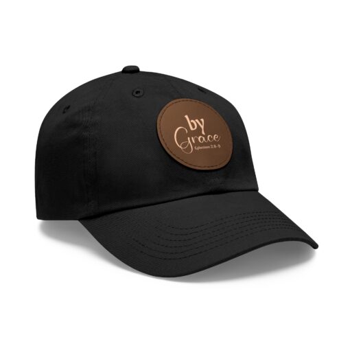 Dad Hat with Leather Patch (Round) - Image 14