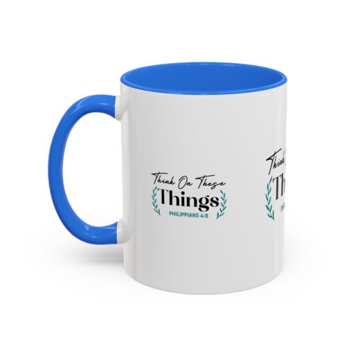 Inspirational Colorful Mug - "Think On These Things" (Philippians 4:8) - Perfect Gift for Mindfulness & Motivation - Image 8