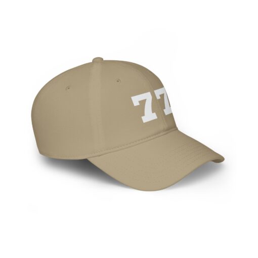 Stylish Black Cap with 77 Design - Casual Wear - Image 11