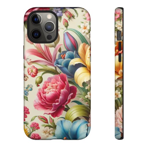 Floral Tough Phone Case - Durable Protection - Image 13