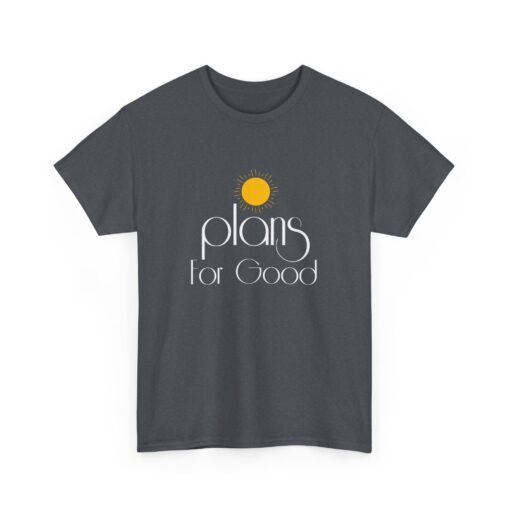 Plans for Good Heavy Cotton Tee - Positive Vibes Shirt - Image 9