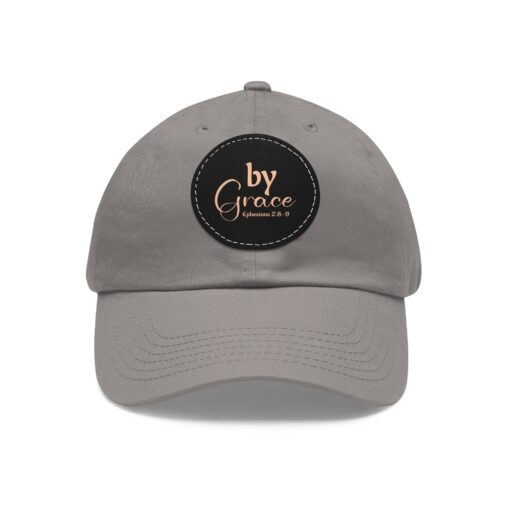 Dad Hat with Leather Patch (Round) - Image 17