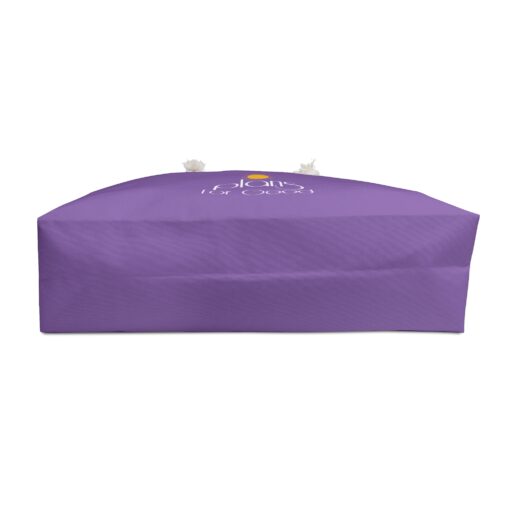 Purple Weekender Bag - Plans For Good Tote for Travel & Getaways - Image 4