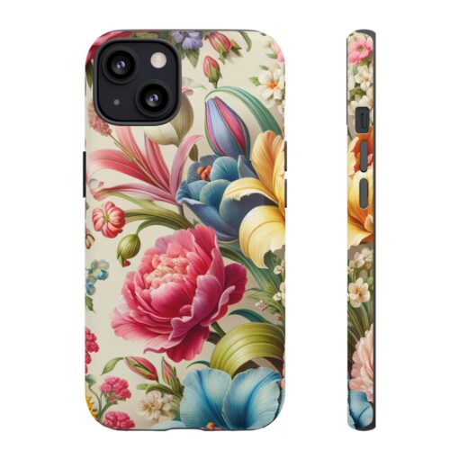 Floral Tough Phone Case - Durable Protection - Image 17