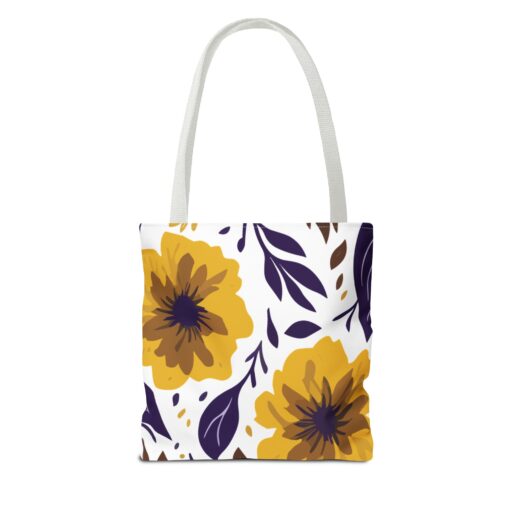 Elegant Floral Tote Bag - Perfect for Everyday Use and Gifts - Image 11