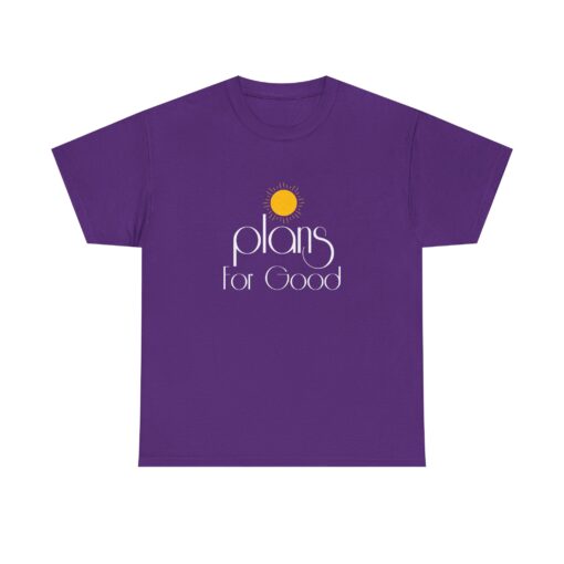 Plans for Good Heavy Cotton Tee - Positive Vibes Shirt - Image 19