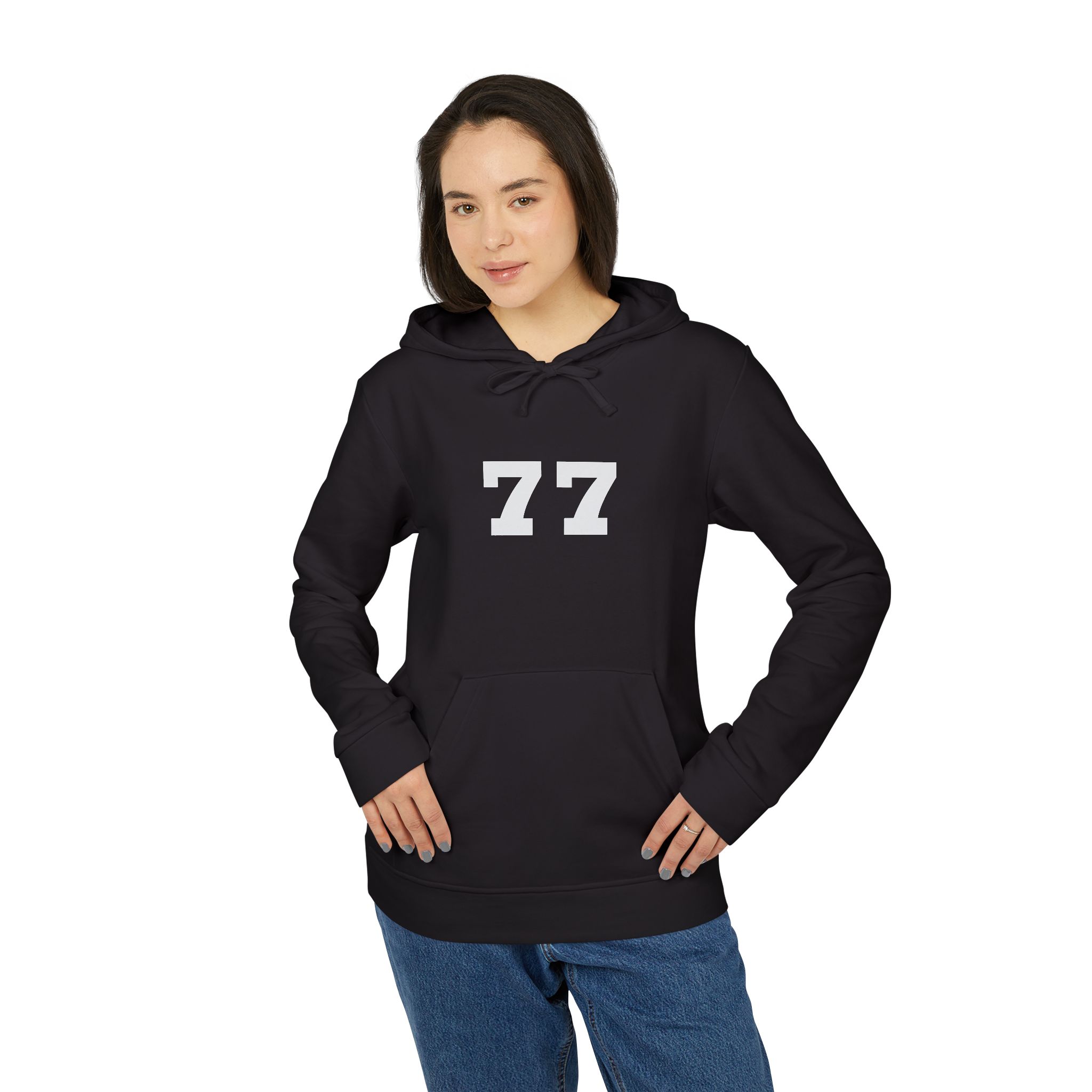 Adidas Fleece Hoodie - Cozy Casual Wear with 7'7 Design