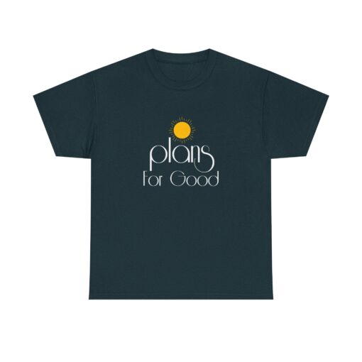 Plans for Good Heavy Cotton Tee - Positive Vibes Shirt - Image 11