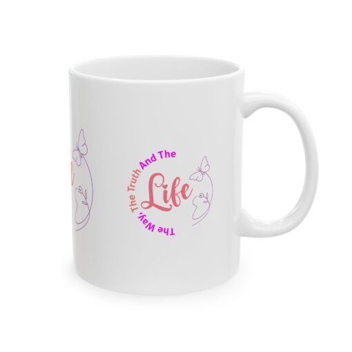 Butterfly Design Ceramic Mug - Image 4