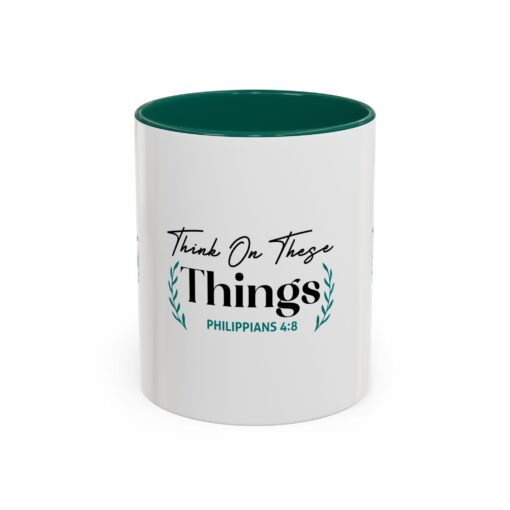 Inspirational Colorful Mug - "Think On These Things" (Philippians 4:8) - Perfect Gift for Mindfulness & Motivation - Image 9