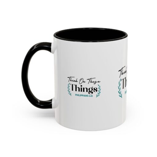 Inspirational Colorful Mug - "Think On These Things" (Philippians 4:8) - Perfect Gift for Mindfulness & Motivation - Image 16