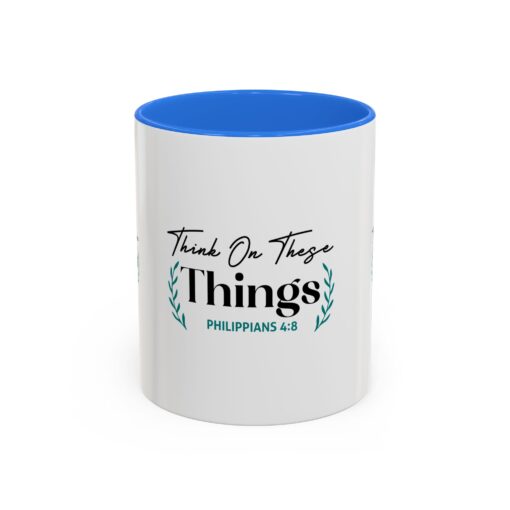 Inspirational Colorful Mug - "Think On These Things" (Philippians 4:8) - Perfect Gift for Mindfulness & Motivation - Image 5