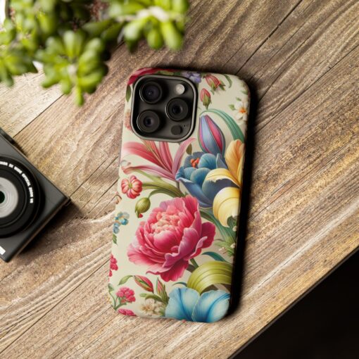 Floral Tough Phone Case - Durable Protection - Image 50