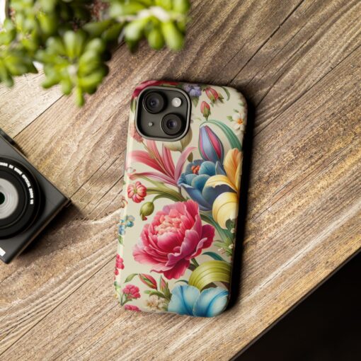 Floral Tough Phone Case - Durable Protection - Image 41