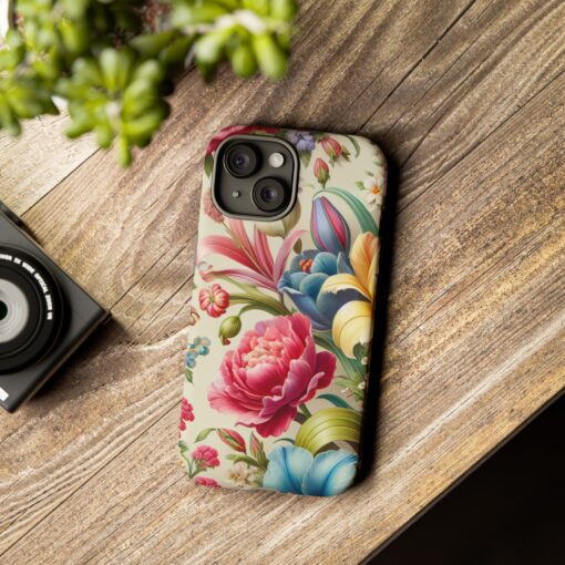 Floral Tough Phone Case - Durable Protection - Image 44