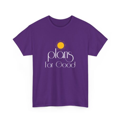 Plans for Good Heavy Cotton Tee - Positive Vibes Shirt - Image 21