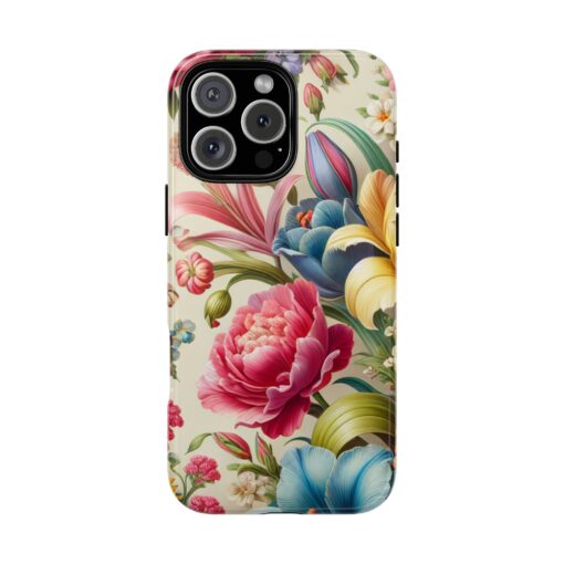 Floral Tough Phone Case - Durable Protection - Image 51
