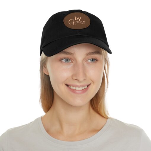 Dad Hat with Leather Patch (Round) - Image 16