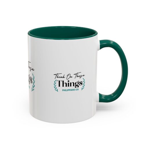 Inspirational Colorful Mug - "Think On These Things" (Philippians 4:8) - Perfect Gift for Mindfulness & Motivation - Image 10
