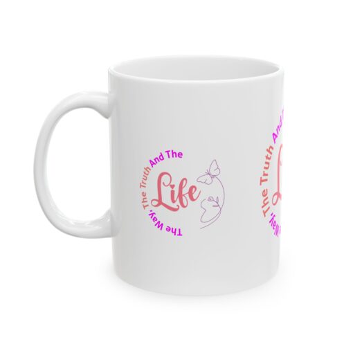 Butterfly Design Ceramic Mug - Image 3