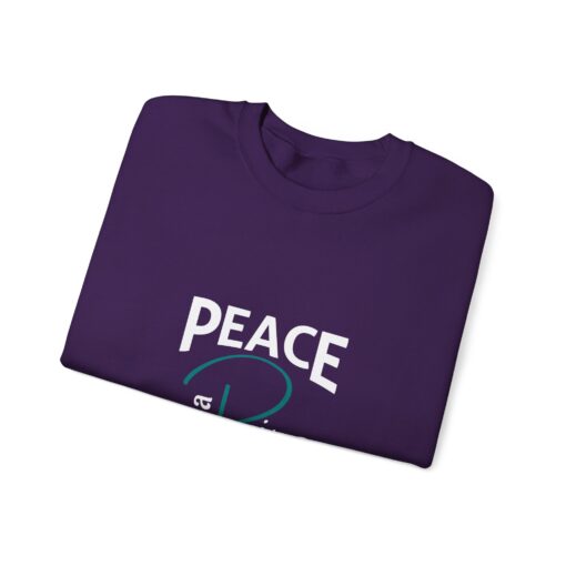 Peace Like a River Heavy Blend™ Crewneck Sweatshirt - Cozy Inspirational Apparel - Image 9