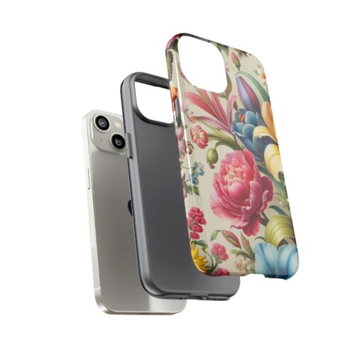 Floral Tough Phone Case - Durable Protection - Image 25