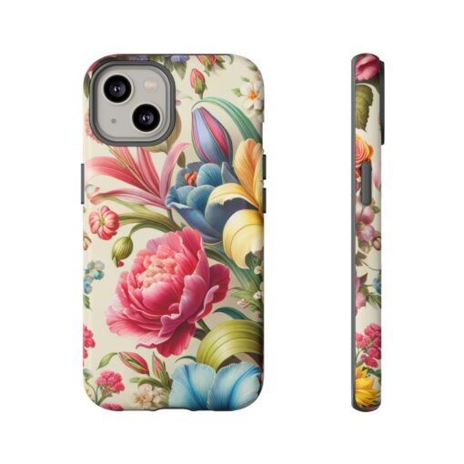 Floral Tough Phone Case - Durable Protection - Image 27
